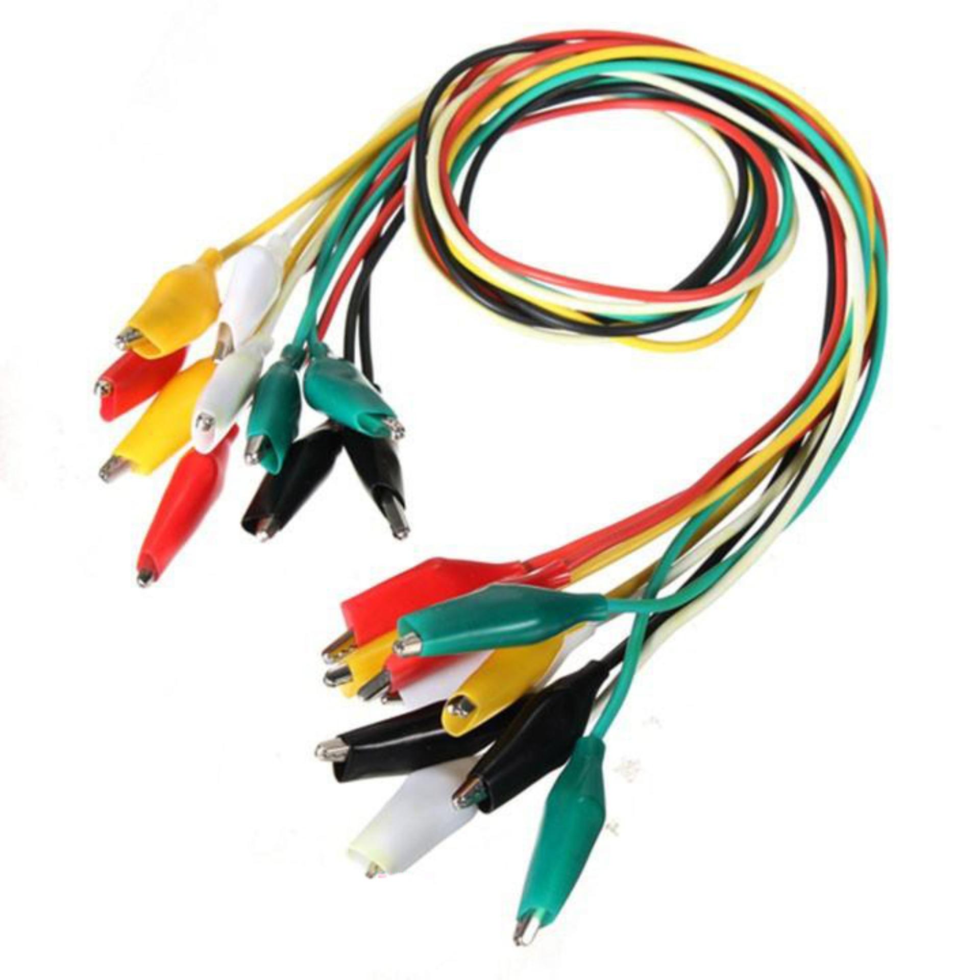 Dây kẹp cá sấu 2 đầu Combo 10 dây