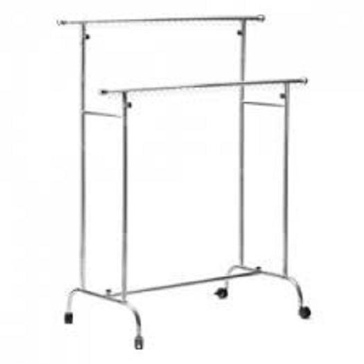 Sào phơi inox đôi có khoen chắc chắn