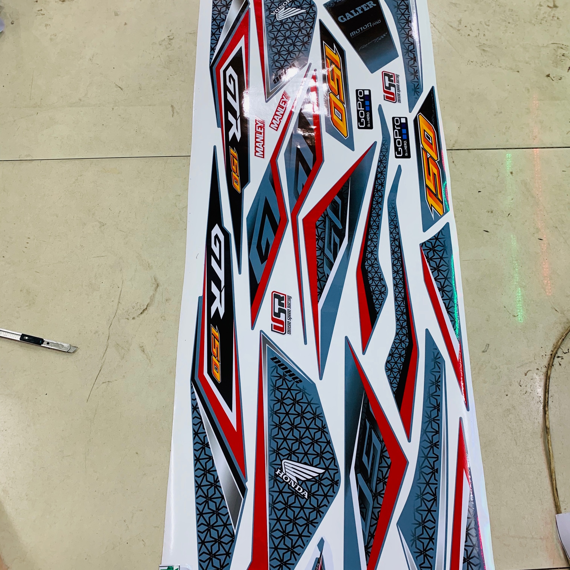 [HCM]Tem rời winner v1 xanh xi măng 3 lớp