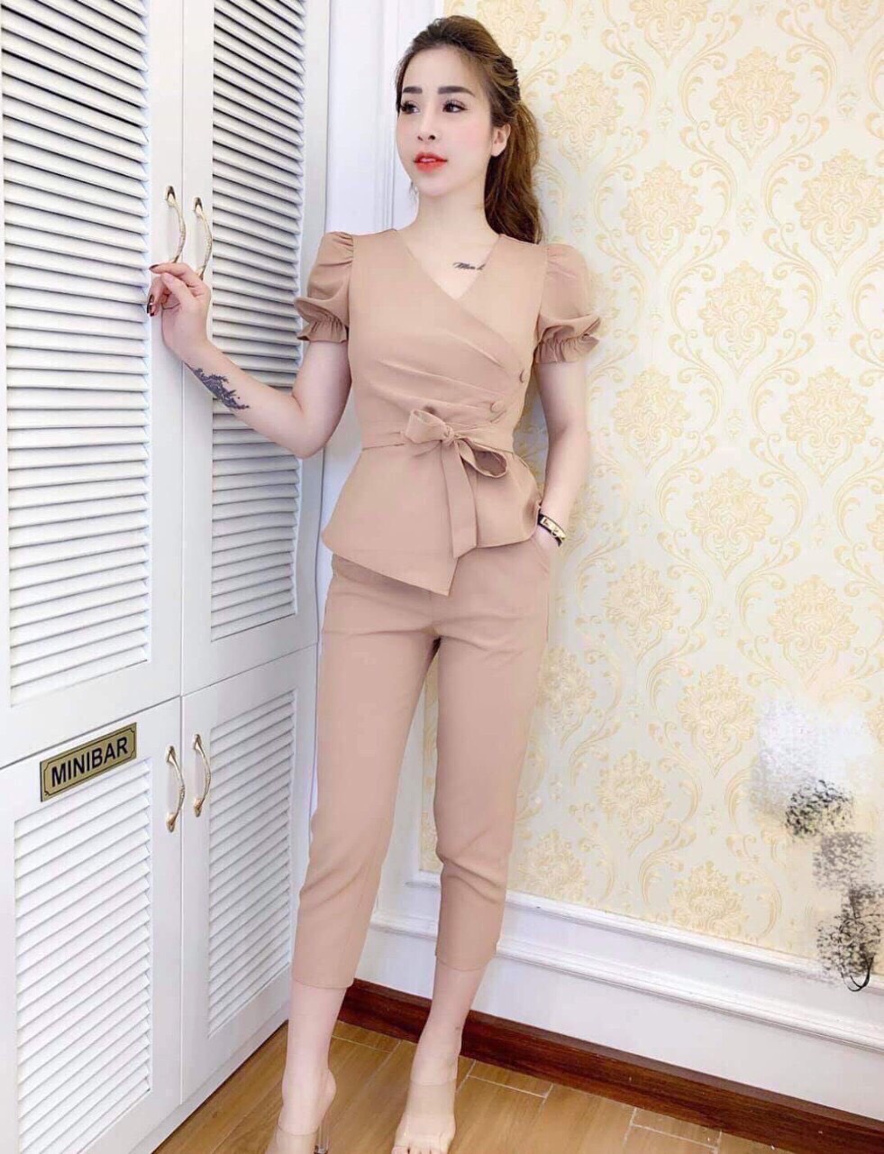[HCM]SET BỘ TAY PHỒNG CỘT EO SANG CHẢNH - QC39