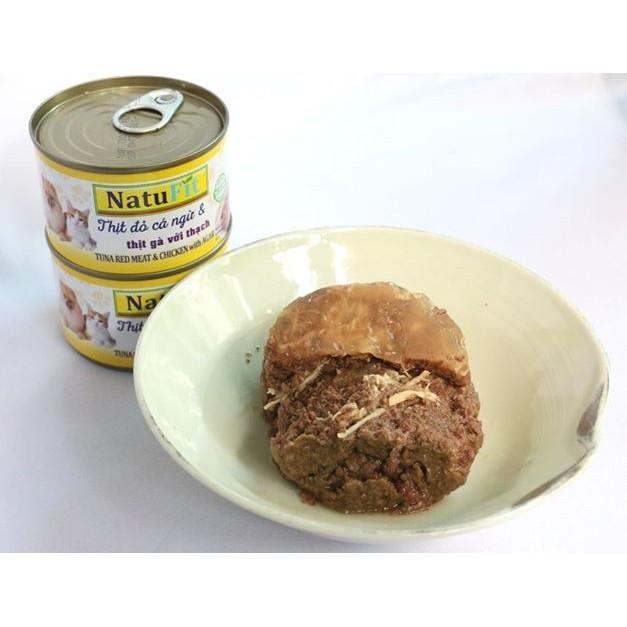 Pate Natufit 160g dùng cho chó và mèo