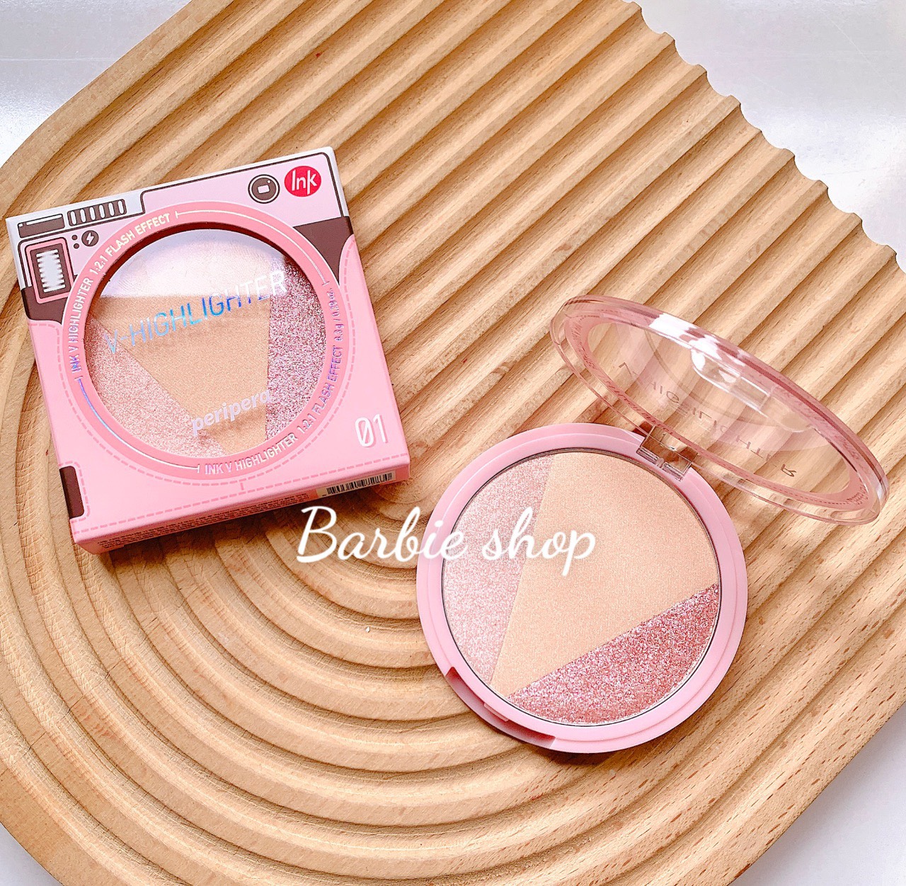 Phấn Highlight Bắt Sáng Peripera Ink V-Highlighter