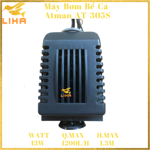 Máy Bơm Nước Atman AT-305S (13W-1200L/H - 1.3M) - Máy Bơm Nước Hồ Cá