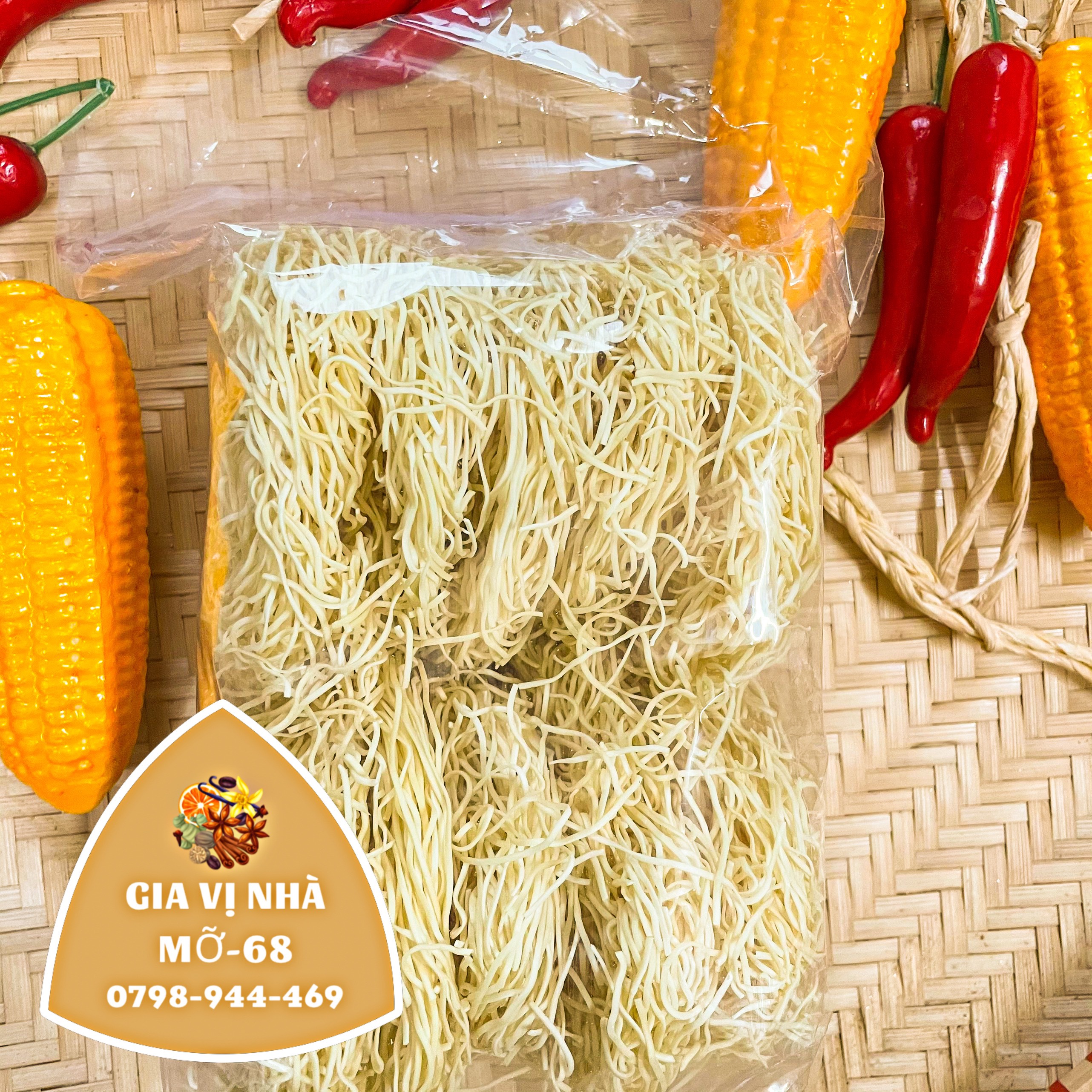 MÌ HỘT GÀ CHÂU CƯỜNG -500GR