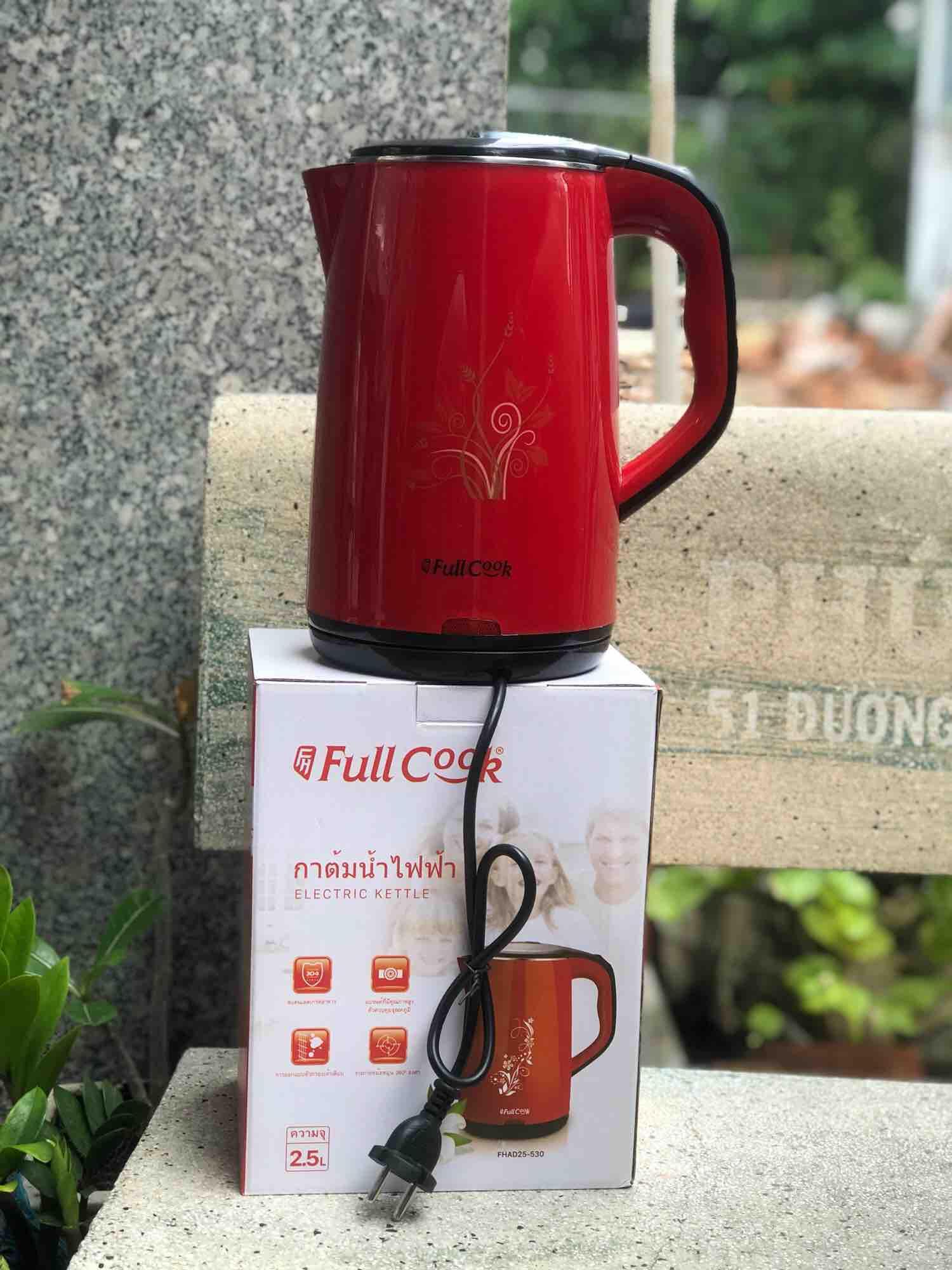 Ấm đun nước siêu tốc 2.5 lít Full cook