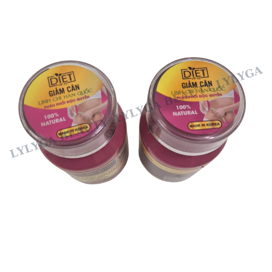 [CHÍNH HÃNG] Giảm Cân Linh Chi Hàn Quốc DIET VIP 2 thành phần tự nhiên giảm cân nhanh an toàn- LYLYGA BEAUTY