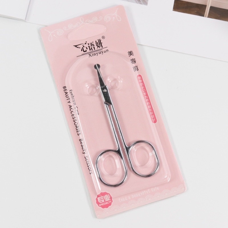 Kéo mini cắt tỉa lông mi, lông mày bằng thép không gỉ