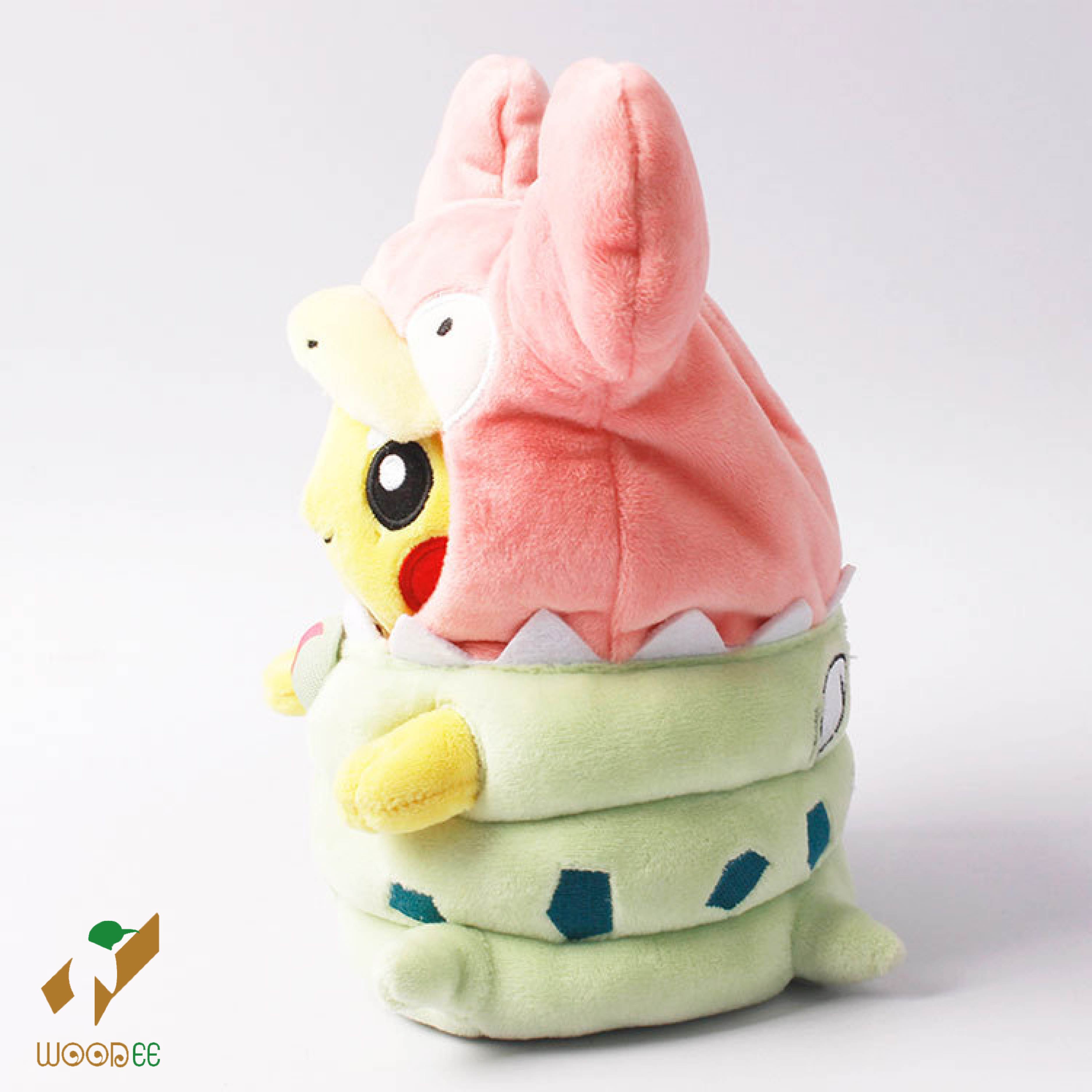 (Hàng Nhật)Gấu bông pokemon Pikachu Cosplay Mega Slowbro 25cm