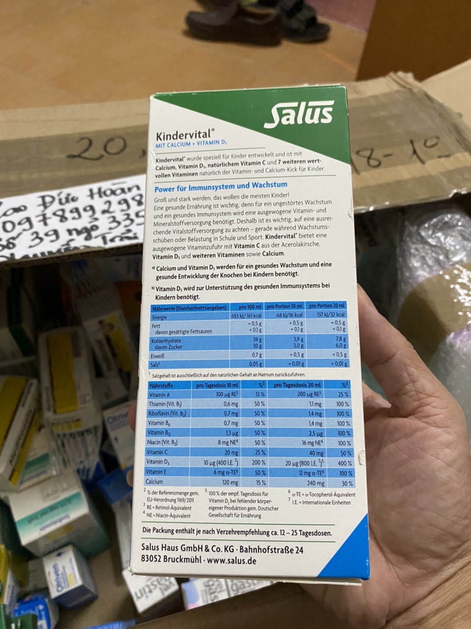 Kindervital mit calcium + vitamin D3