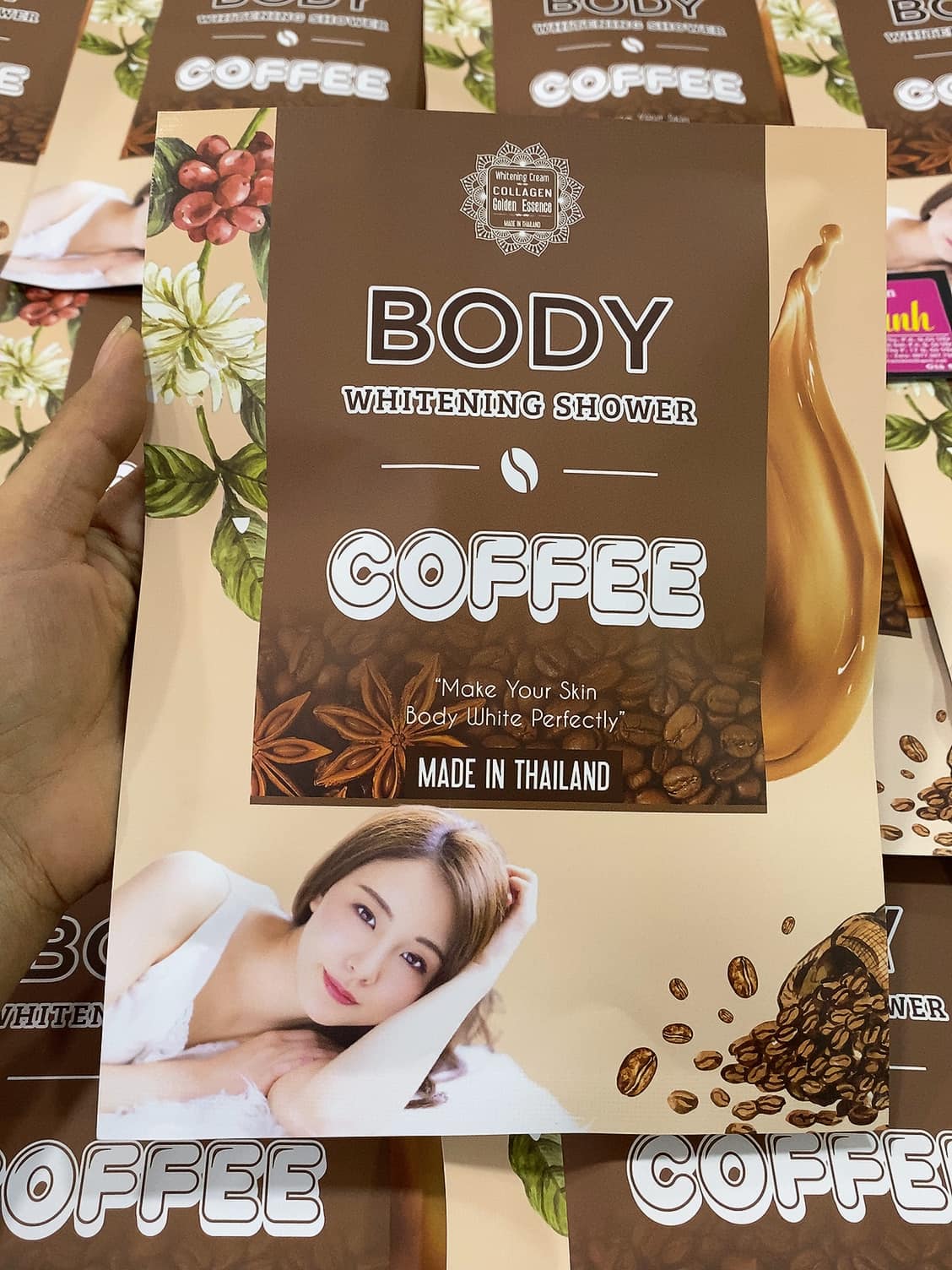 Tắm Trắng Cà Phê Body Thái lan