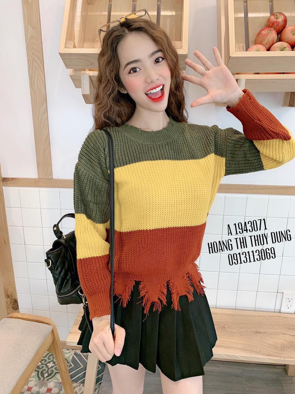 Áo len lai tua rua cực HOT