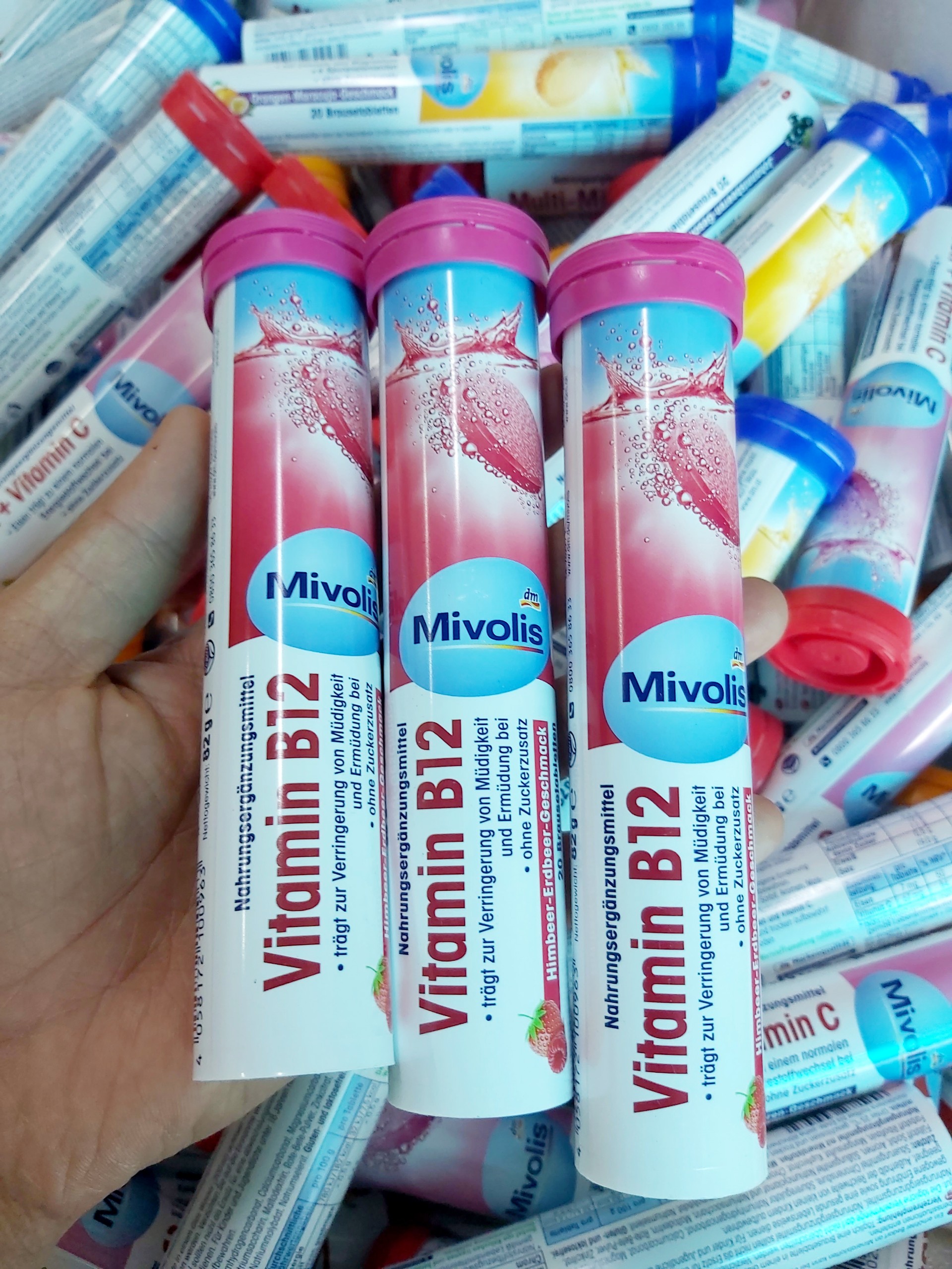 Viên sủi Mivolis Hàng Đức ống 20 viên