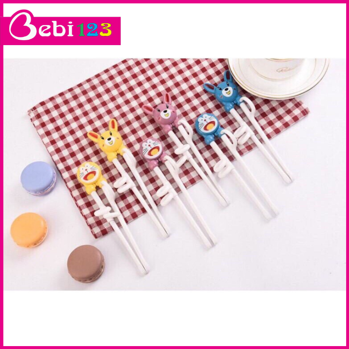 Doraemon-Shaped Chopsticks for Babies