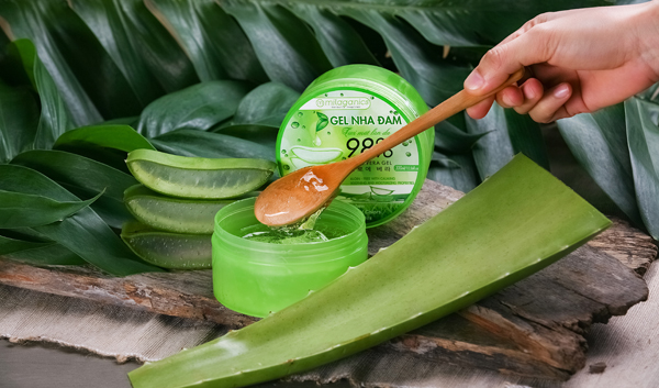 [HCM]Gel Nha Đam 98% Milaganics 300ml Toàn Thân