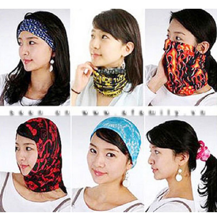 Combo 10 Khăn Đa Năng Giá Sỉ