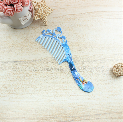 Lược Chải Tóc Hình Công Chúa Elsa -Màu Xanh