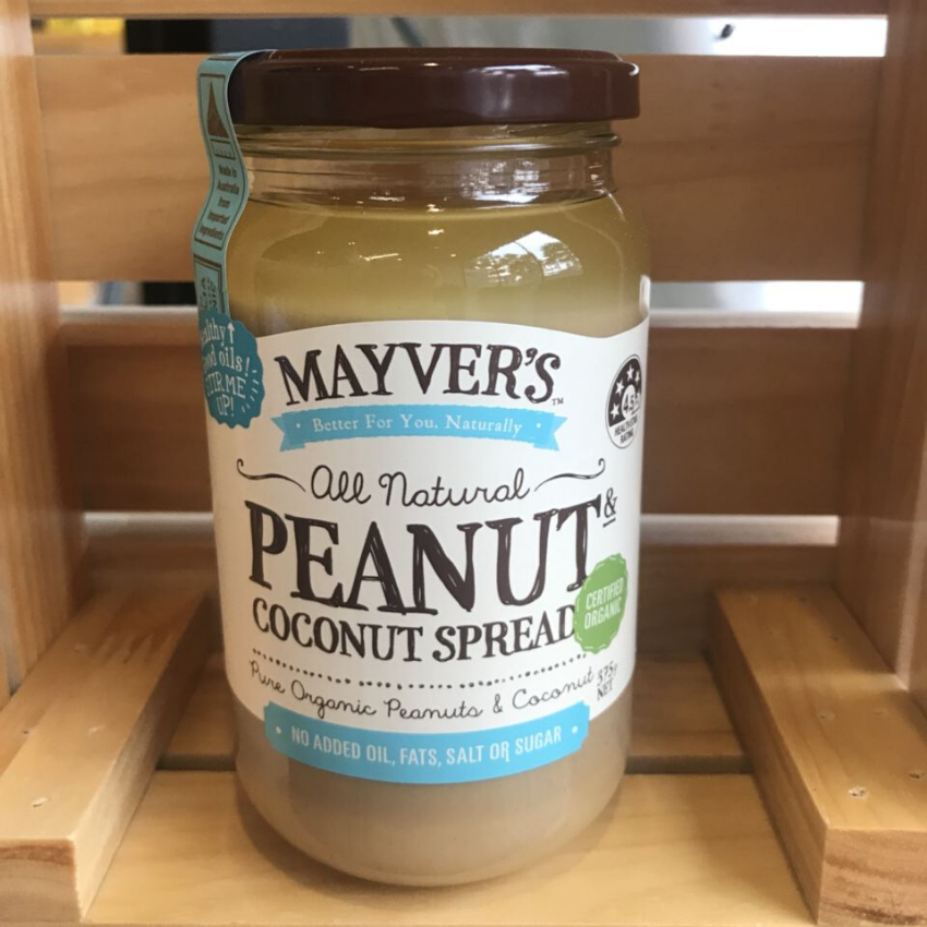 Bơ hạt vừng nguyên vỏ hữu cơ Mayvers 385gr