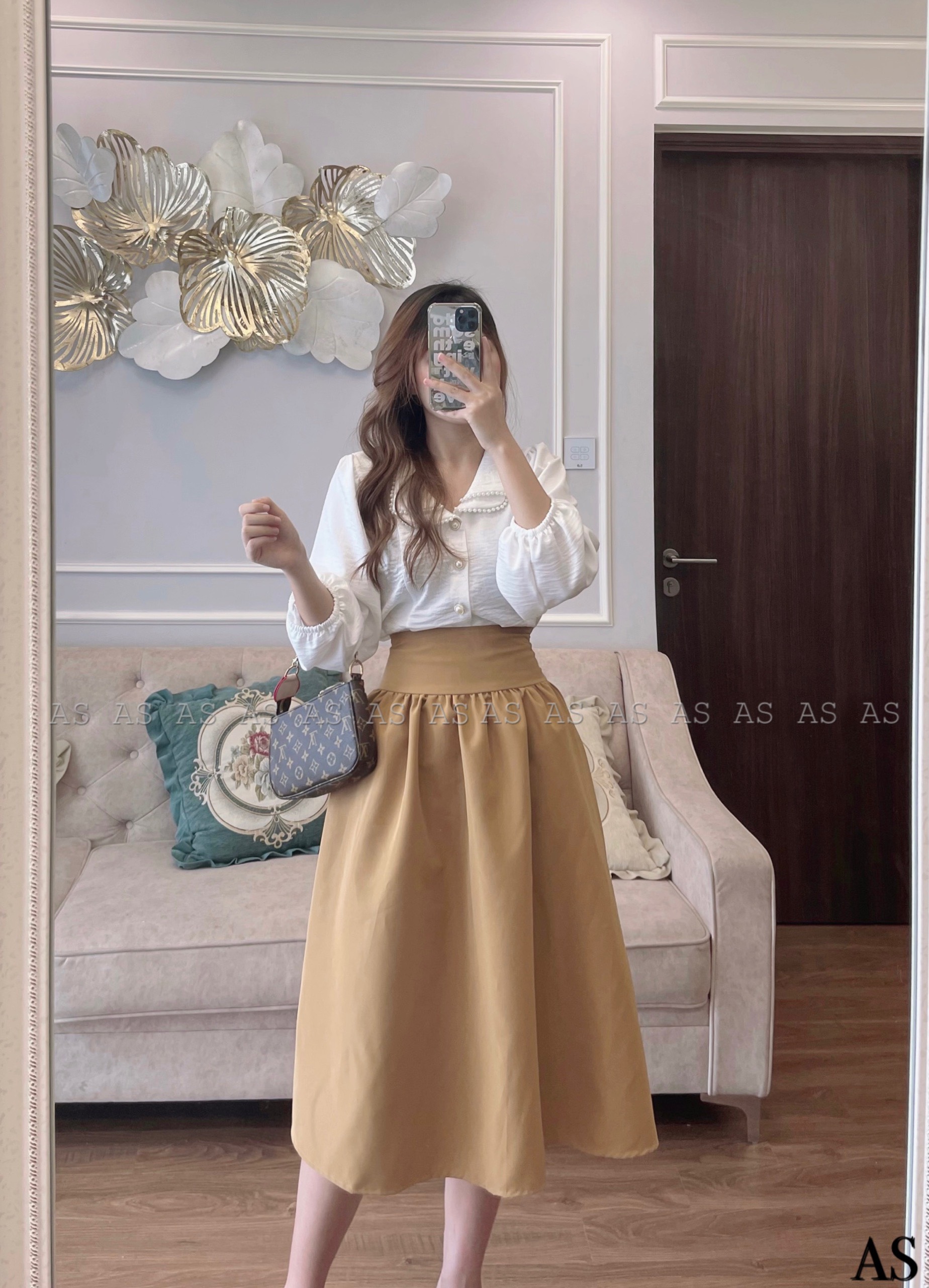 SET ÁO SM CỔ NGỌC MIX CV CORSET
