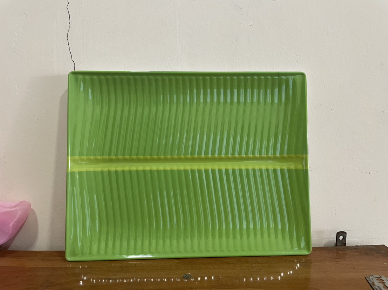 [HCM]Khay Lá Chuối Nhựa Melamine Cao Cấp - Fataco