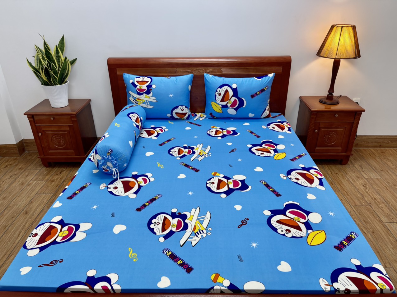 {1.6m*2m nệm 30cm/ 1.8*2m -30cm }Ga lẻ thun lạnh Hàn Quốc không áo gối