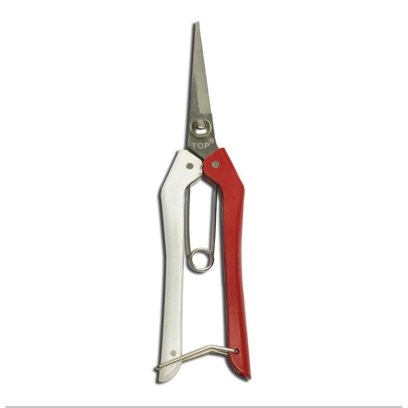Kéo Cắt Cây Cảnh Mỏ Thẳng PRUNING SHEAR Cán Thép Không Gỉ Cao Cấp, Kéo Cắt Cành Cây, Kéo Tỉa Cây Cảnh Cây Ăn Quả TOP thép Sk5 Siêu Sắc VTNN Nông Điền Trang