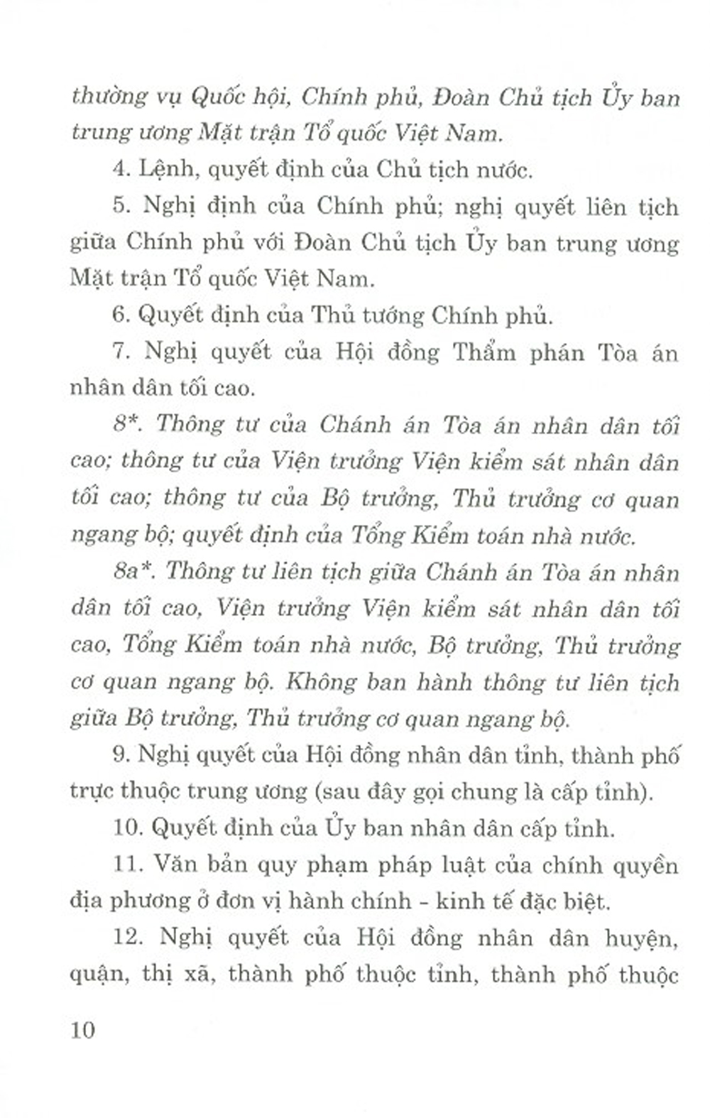Luật ban hành văn bản quy phạm pháp luật (hiện hành) (sửa đổi, bổ sung năm 2020)