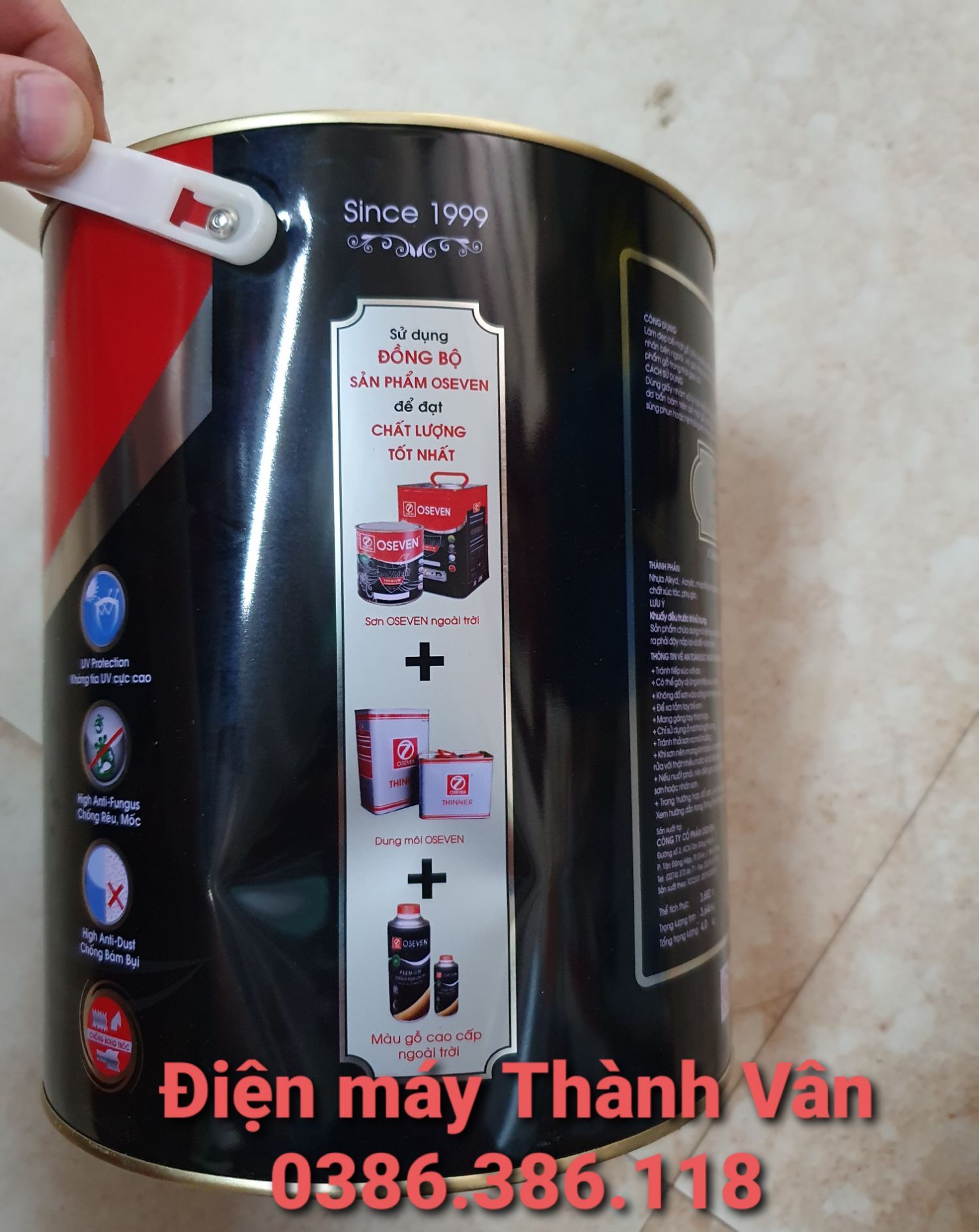 Sơn lót PU ngoài trời 609 O7 loại 4kg