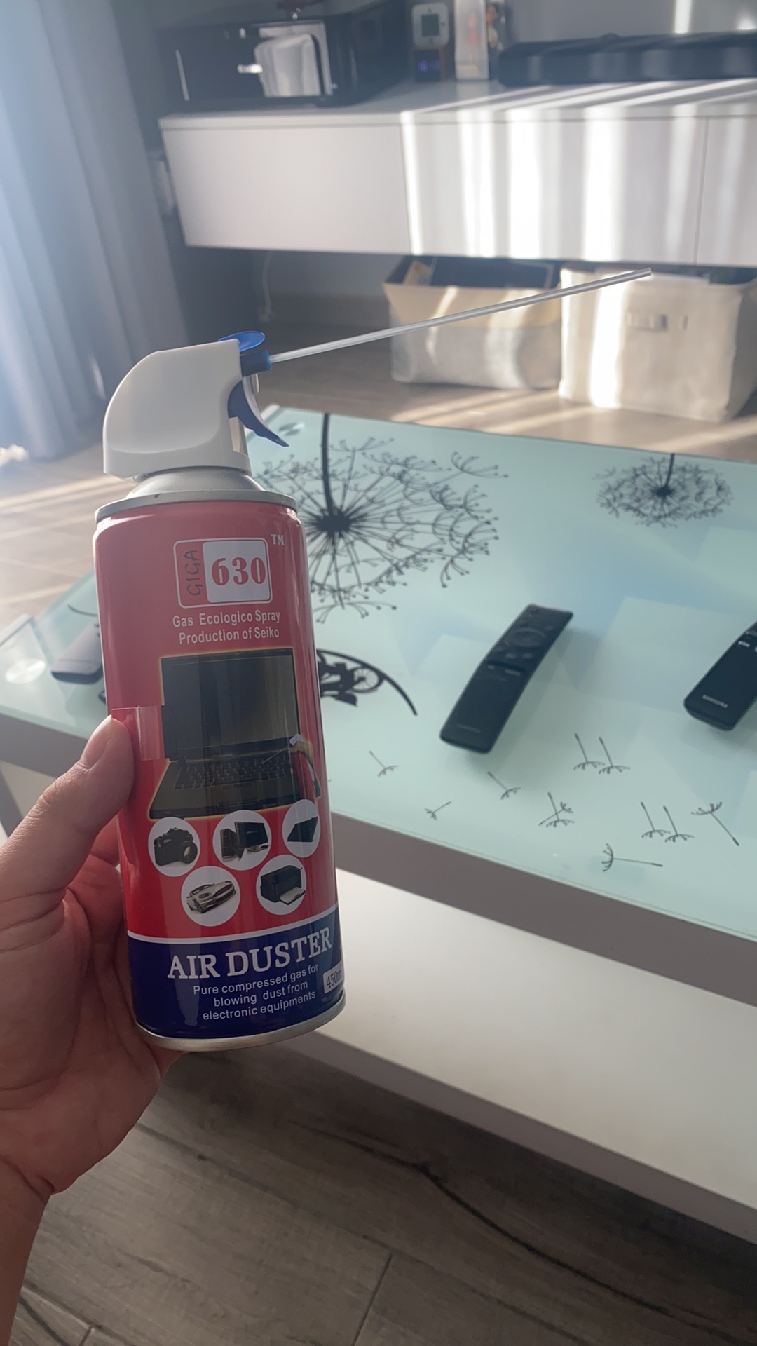 [HCM]Bình xịt bụi khí nén Air duster vệ sinh máy tính