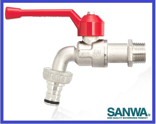Vòi nước đầu dài Sanwa Thái Lan Phi 21mm Mã CKT15