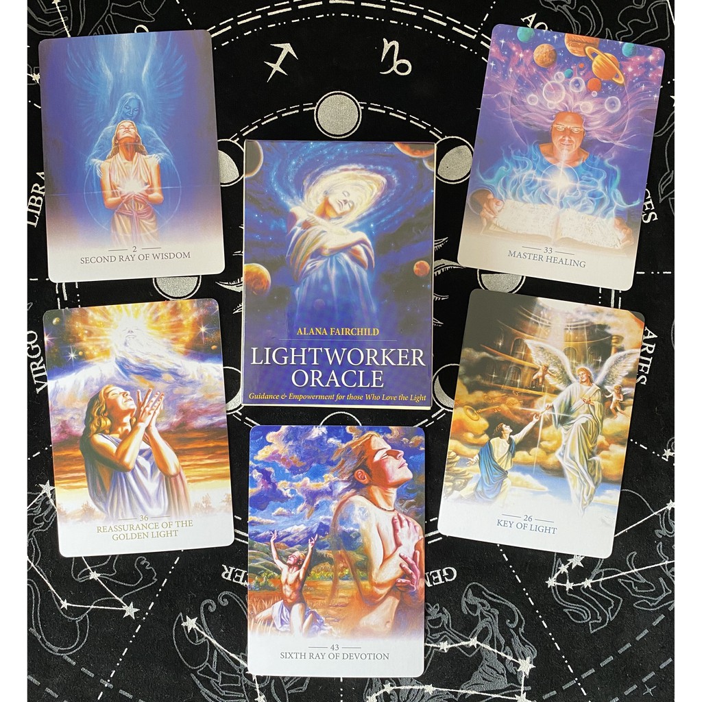Bộ Tarot Lightworker Oracle M2 Bài Bói New