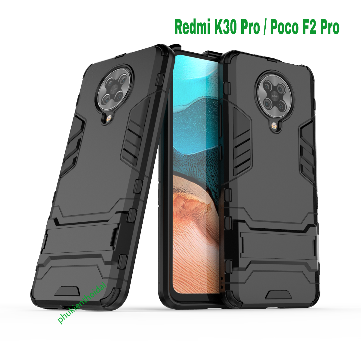 Ốp lưng Xiaomi Redmi K30 Pro / Poco F2 Pro chống sốc Iron Man cao cấp chống va đập mạnh