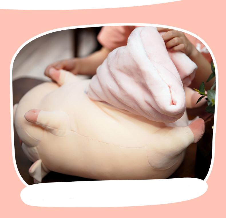 [HCM]Gối mền heo mắt híp 3 trong 1