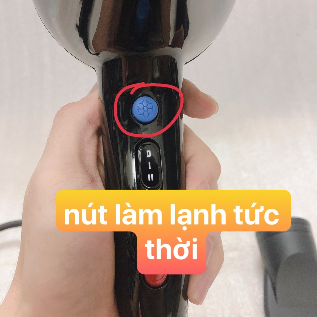 Máy sấy tóc cao cấp Arsen AX-8088 Dây Dài 3,3m
