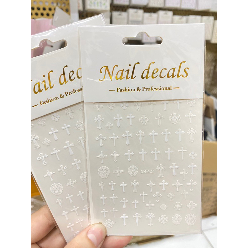 Sticker thương hiệu,hoa,bướm,chữ