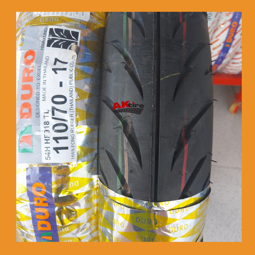 Lốpvỏ Duro 110 70-17 Dành cho Bánh Sau xe Exciter, FZ, Winner- NK Thái Lan