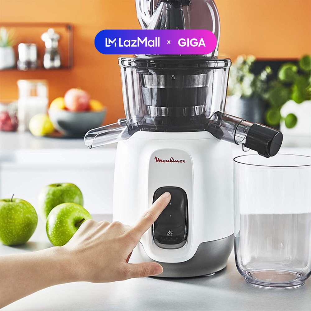 [ Hỏa tốc HN - HCM ]  Máy ép chậm MOULINEX Ultra Jiuce 200W Grey Makers (ZU600110)