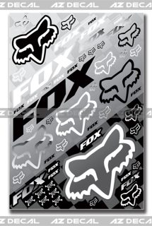 Tem Dán Sticker Chủ Đề Fox 02 Chất Liệu PVC Chống Nước, Chống Bay Màu thumbnail