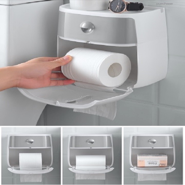Hộp đựng giấy vệ sinh cao cấp ecoco