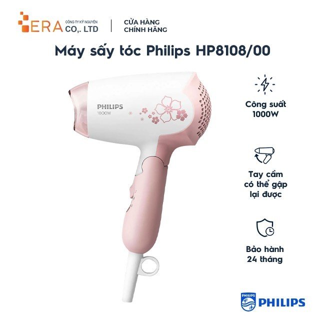Máy sấy tóc Philips HP8108 1000W -Hàng chính hãng