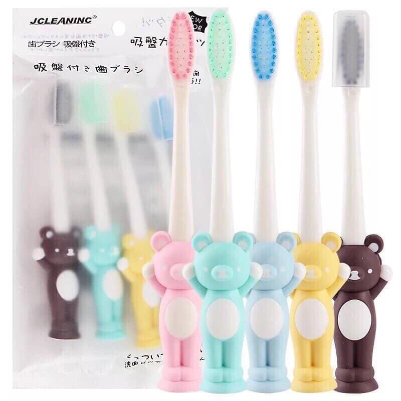 set 4 bàn chải cho bé