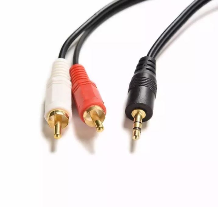 Dây loa 1 ra 2 dài 1,5m (3.5mm sang 2 hoa sen)