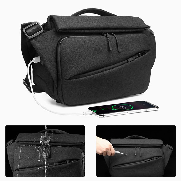 Túi đeo chéo/ đeo hông đa năng đựng IPAD – OZUKO 9349