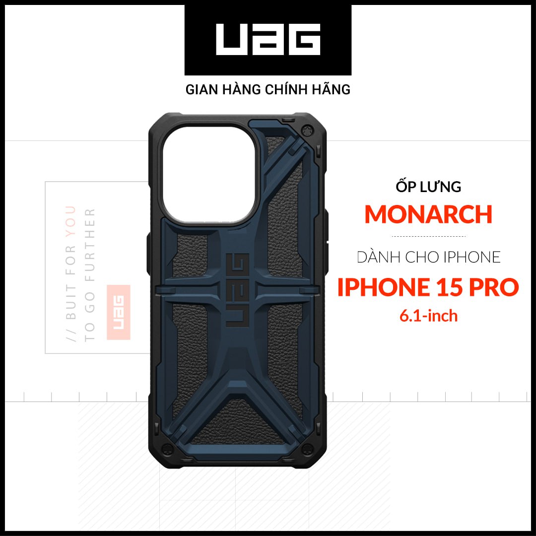 Ốp Lưng Chống Sốc UAG Monarch Cho iPhone 15 Pro [6.1 INCH]