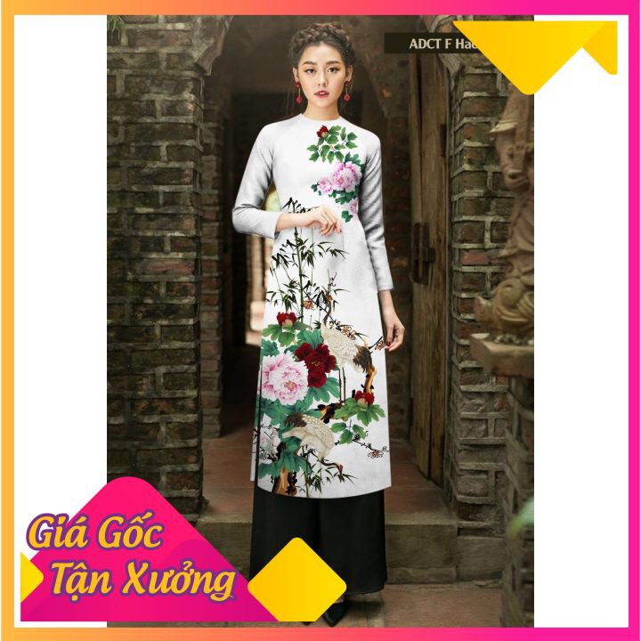 [ SIÊU RẺ] Áo dài Cách Tân 3D - Ảnh thật shop chụp