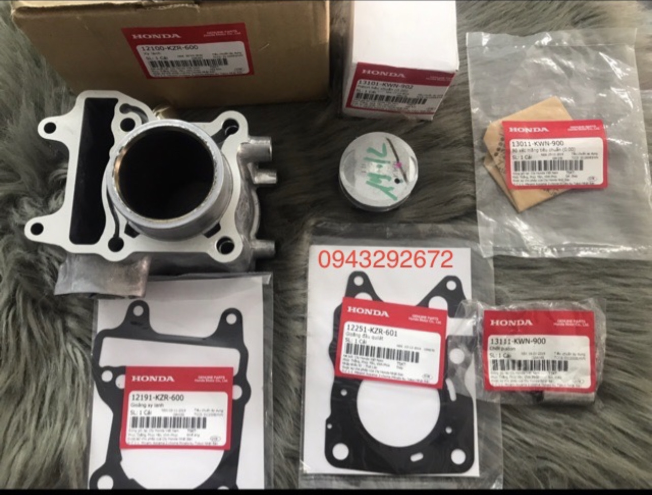Xy lanh air blade 125, pcx, sh 125, shmode, lead 125 dùng chung honda