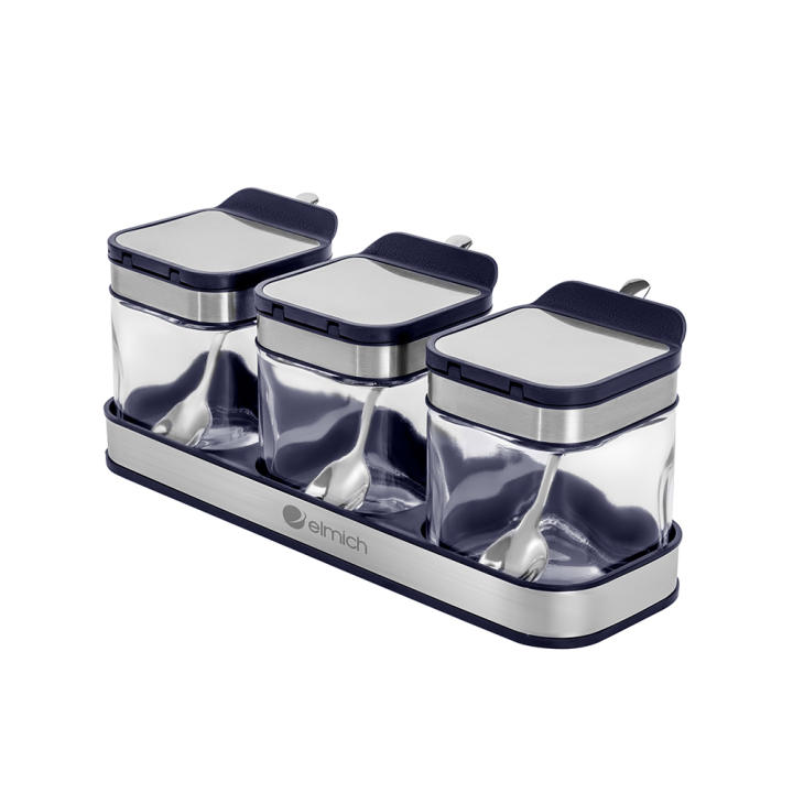 (Chỉ 25-29.10)Bộ 3 lọ đựng gia vị Elmich…