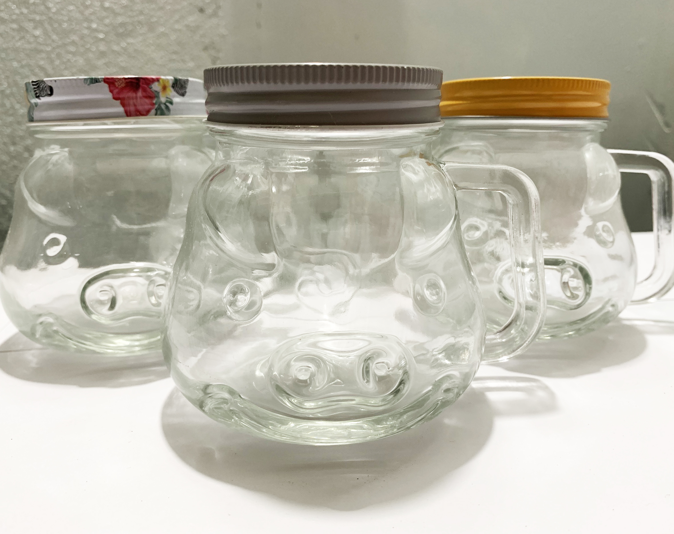 Ly Thủy Tinh con heo 450ml