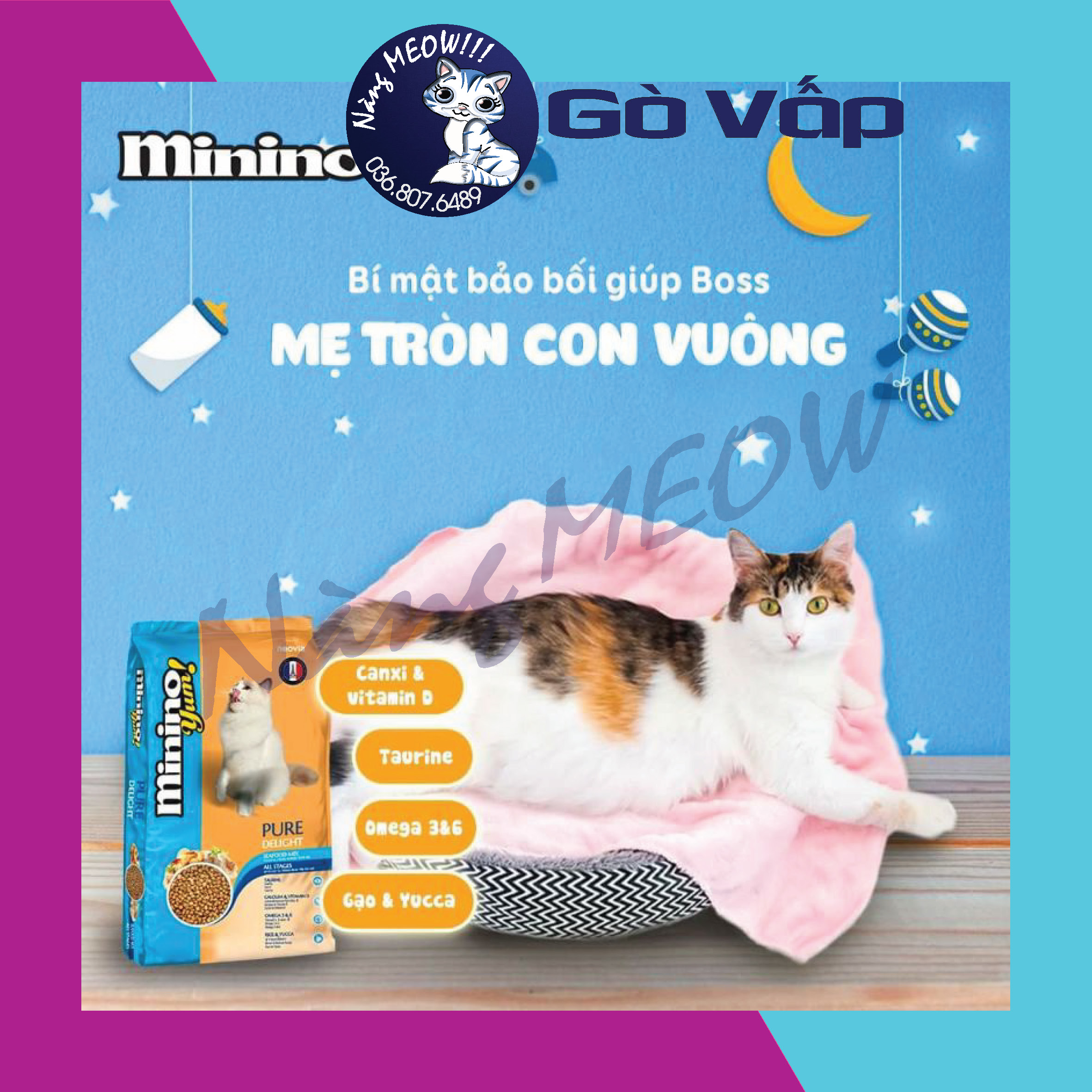 Hạt MININO Túi 350g & 480g