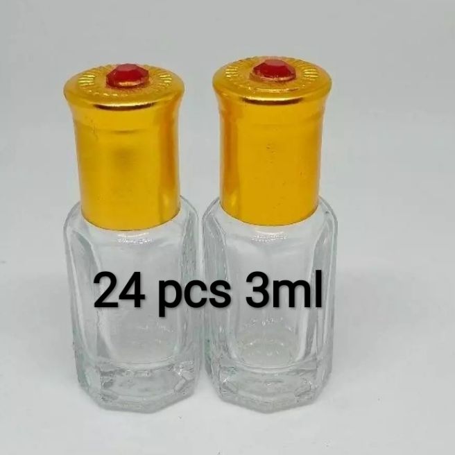 Sỉ combo 24 cái thủy tinh lăn 3ml đựng nước hoa, triếc tinh dầu