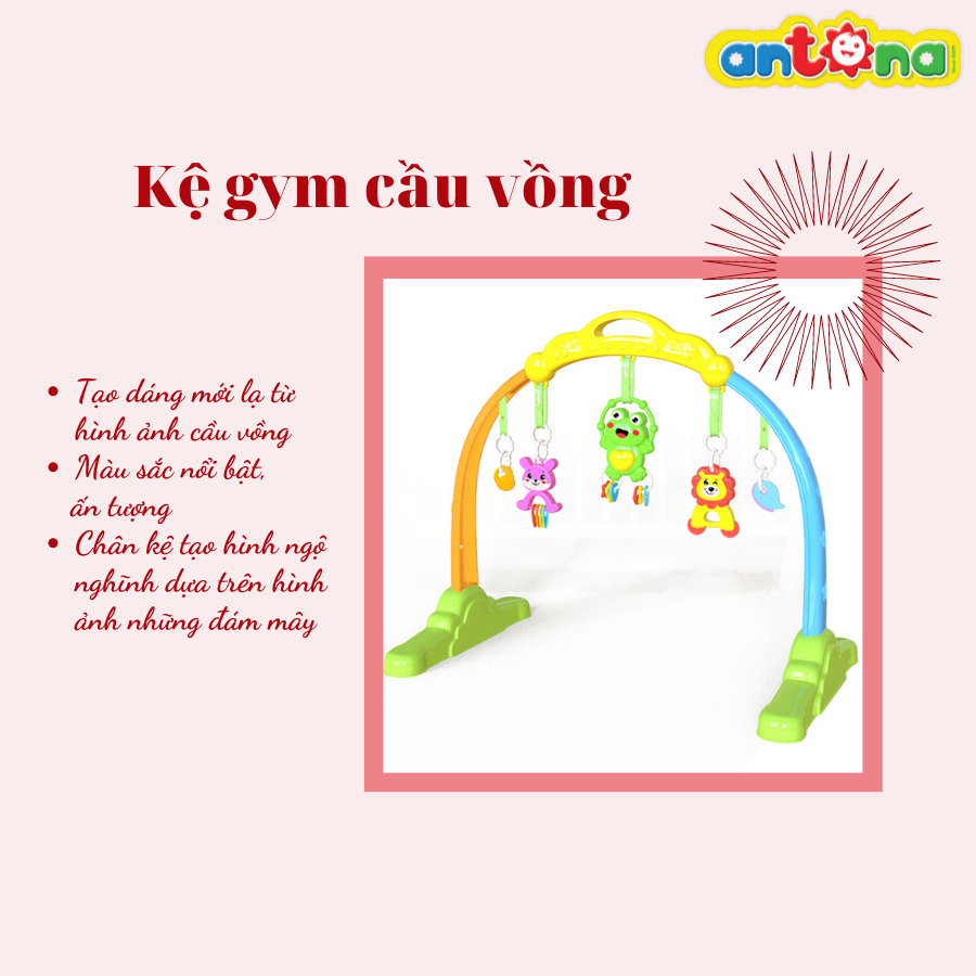 Đồ chơi treo nôi khu vườn của bé giúp bé phát triển não bộ toàn diện